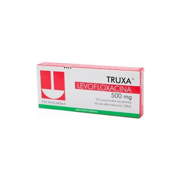 Truxa Levofloxacina 500 Mg Tecnofarma Caja X 10 Comprimidos