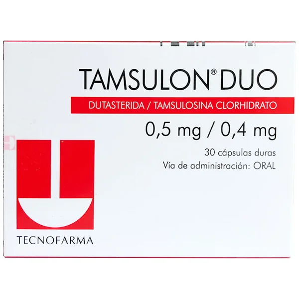 Tamsulon Duo Dutasterida + Tamsulosina 0.5Mg/0.4mg Tecnofarma Caja X 30 Cápsulas