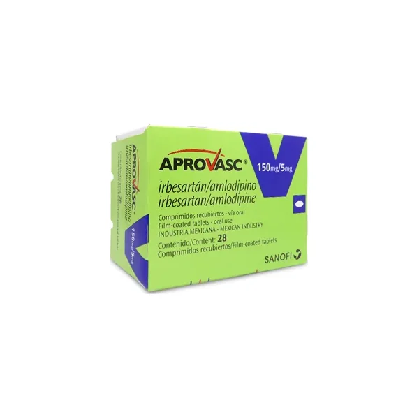 Aprovasc 150/5 MG Caja X 28 Comp