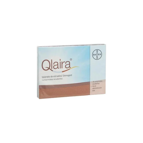 Qlaira Dienogest + Valerato De Estradiol Bayer Caja X 28 Comprimidos