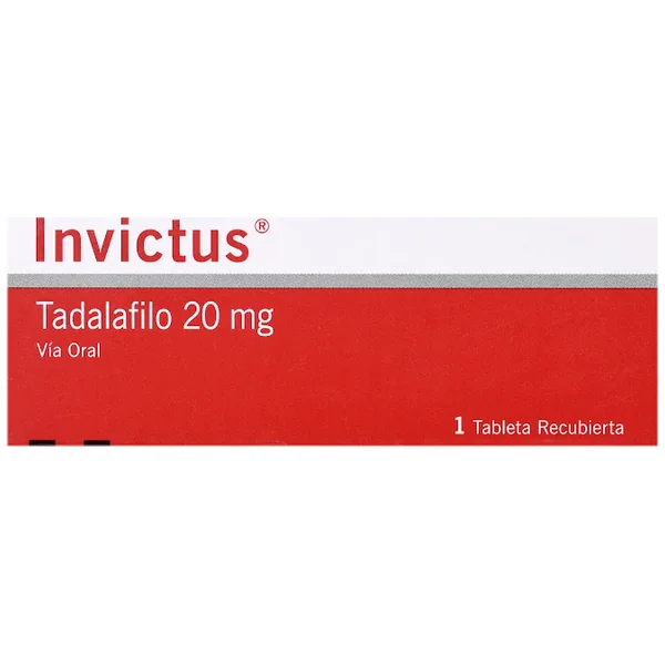 Invictus Tadalafilo 20 Mg Siegfried Caja X 1 Tabletas