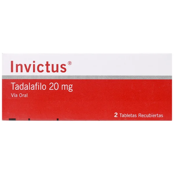 Invictus Tadalafilo 20 Mg Siegfried Caja X 2 Tabletas