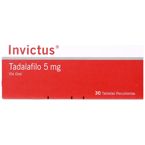 Invictus Tadalafilo 0.5 Mg Siegfried Caja X 30 Tabletas