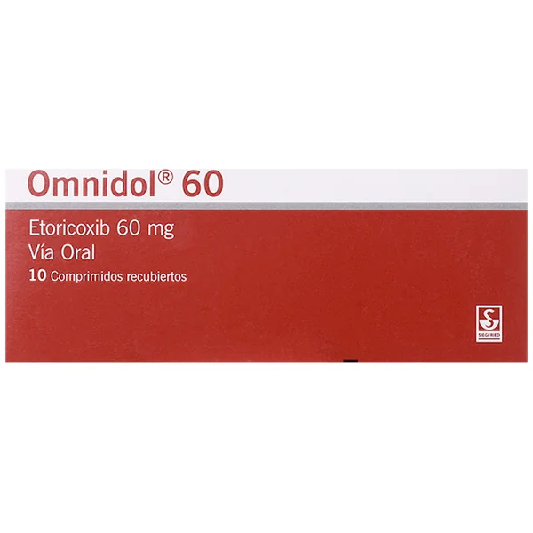 Omnidol Etoricoxib 60 Mg Siegfried Caja X 10 Tab