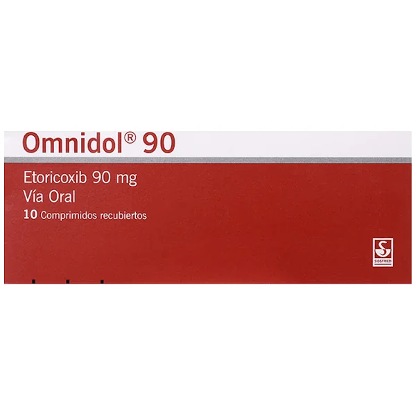 Omnidol Etoricoxib 90 Mg Siegfried Caja X 10 Tabletas