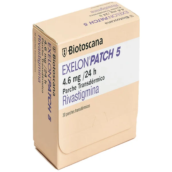 Exelon Patch 5 Rivastigmina 4.6 Mg Novartis Caja X 30 Parches