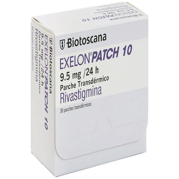 Exelon Patch 10 Rivastigmina 9.5 Mg Novartis Caja X 30 Parches