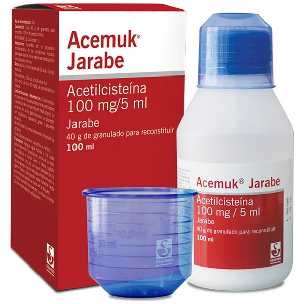 Acemuk 100Mg/5Ml(2%) Gran Solución Oral Frasco X 100Ml