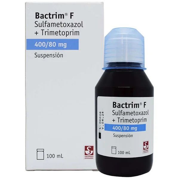 Bactrim F Sulfametoxazol + Trimetoprim 400/80Mg Siegfried Frasco X 100 Ml