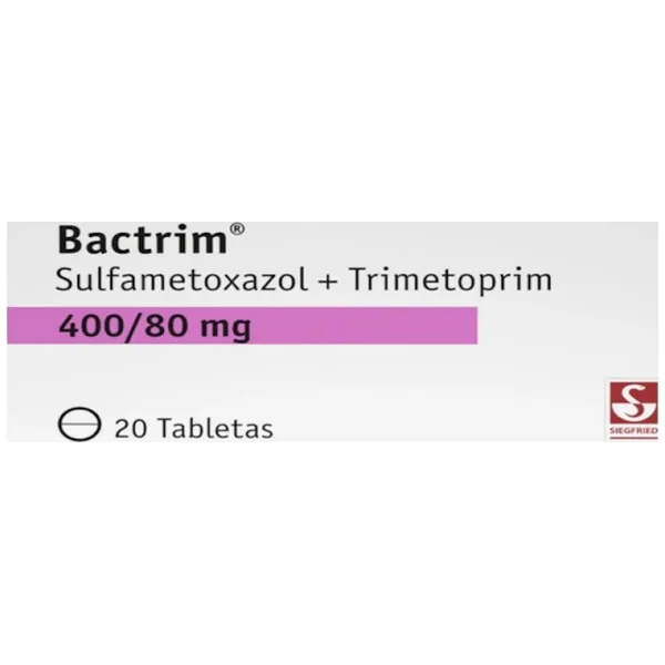 Bactrim Sulfametoxazol + Trimetoprim 400/80 Mg Siegfried Caja X 20 Tabletas