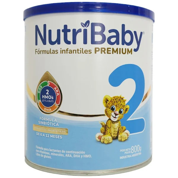 Formula Infantil Nutribaby Premium Etapa 2 Lata X 800 Gr
