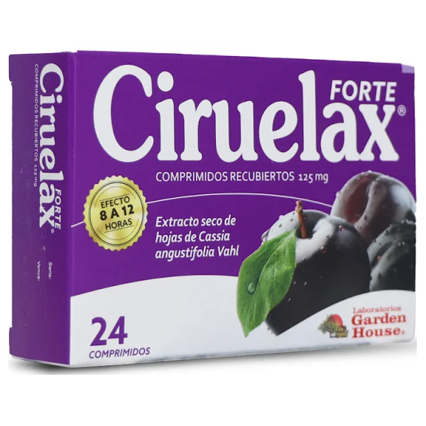 Ciruelax Forte 125 Mg Caja X 24 Comprimidos