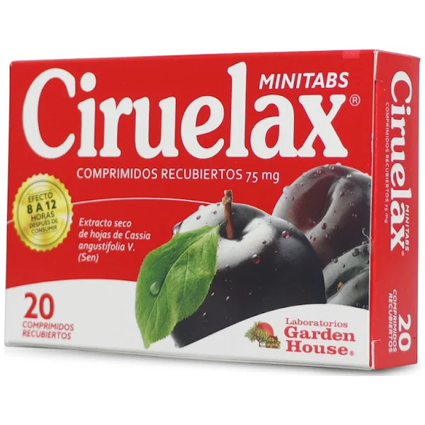 Ciruelax Minitabs Megalabs Caja X 20 Comprimidos