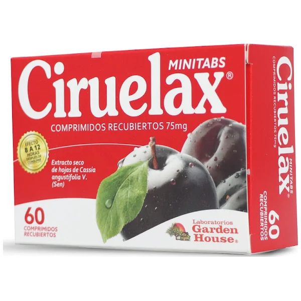 Ciruelax Minitabs Megalabs Caja X 60 Comprimidos