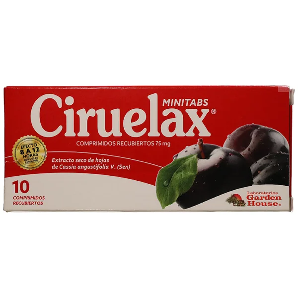 Ciruelax Minitabs Megalabs Caja x 10 Tabletas.
