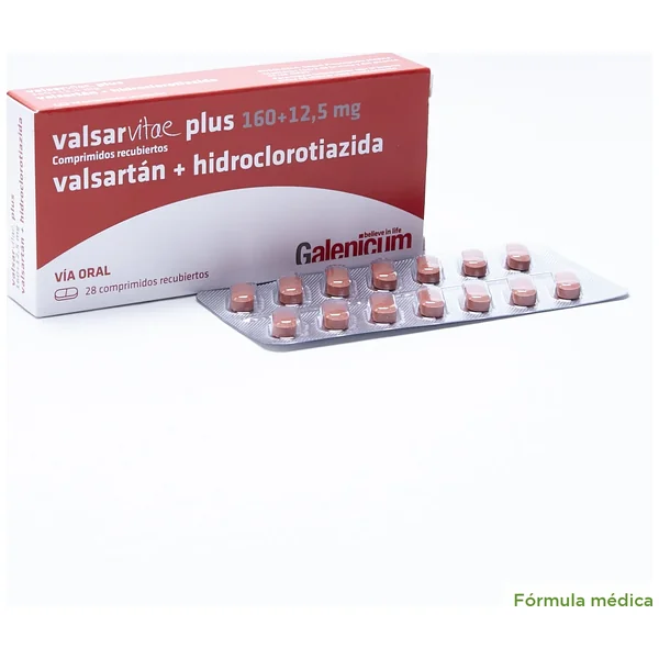 Valsarvitae Plus Tabletas Recubiertas (12.5+160)Mg Caja X 28