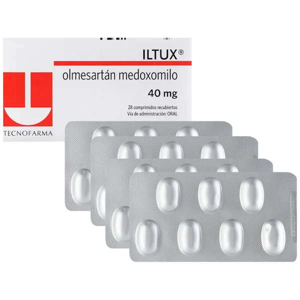 Iltux Olmsesartán Medoxomilo 40 Mg Tecnofarma Caja X 28 Comprimidos