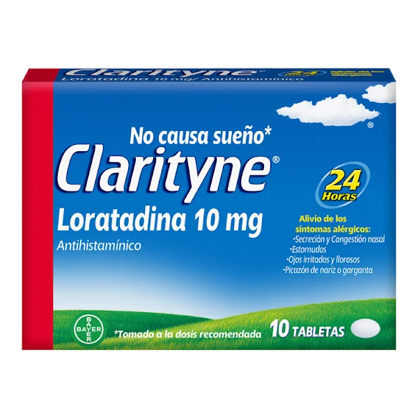 Clarityne Loratadina10mg Bayer Caja X 10Tabletas