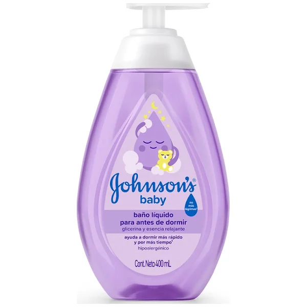 BANO LIQUIDO JJ BABY ANTES D.DORMI.400ML
