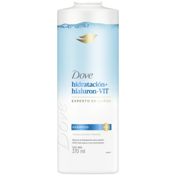 CHA.DOVE HIDRATACION HILAURON VIT 370 ML