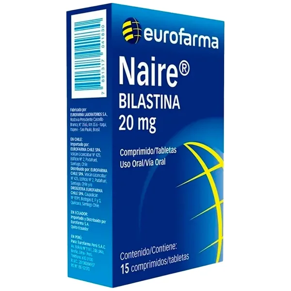 NAIRE 20 MG CAJA X 15 TABS