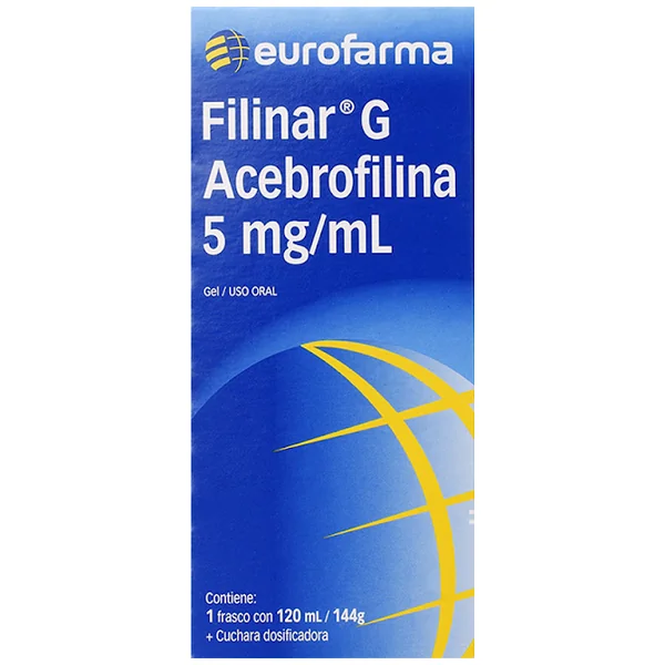 Filinar G Acebrofilina 5Mg/ml Eurofarma Frasco X 120 Ml