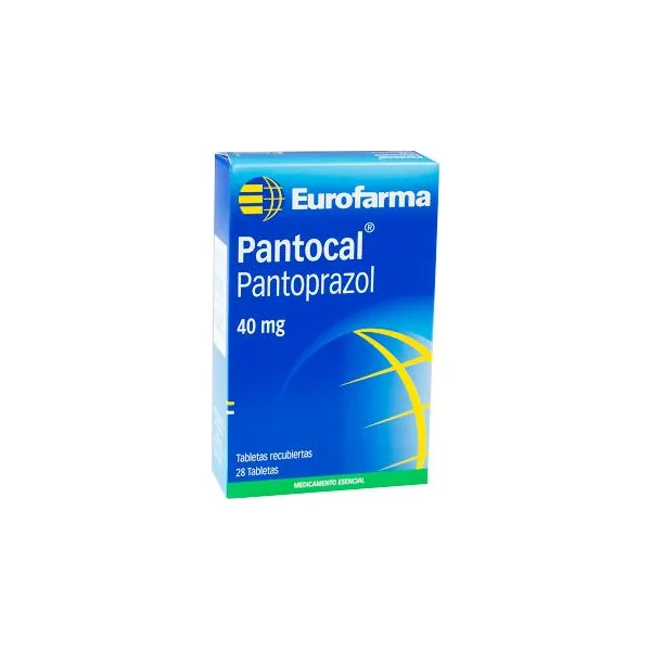 Pantocal Pantoprazol 40 Mg Eurofarma Caja X 28 Tabletas