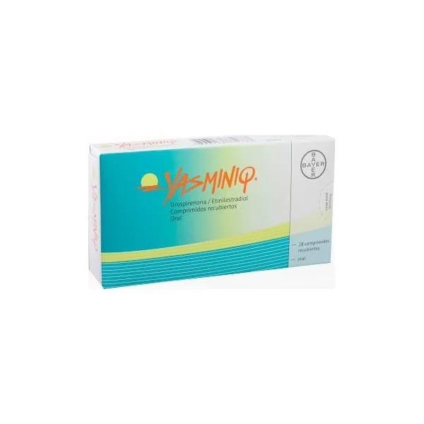 Yasminiq Drospirenona + Etinilestradiol 3/0.02G Bayer Caja X 28 Comprimidos