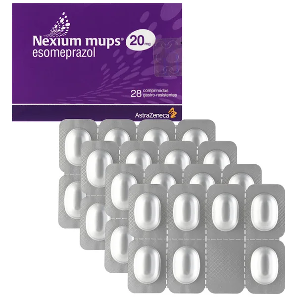 Nexium Mups Esomeprazol 20 Mg Astrazeneca Caja X 28 Comprimidos
