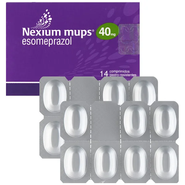 Nexium Mups Esomeprazol 40 Mg Astrazeneca Caja X 14 Comprimidos