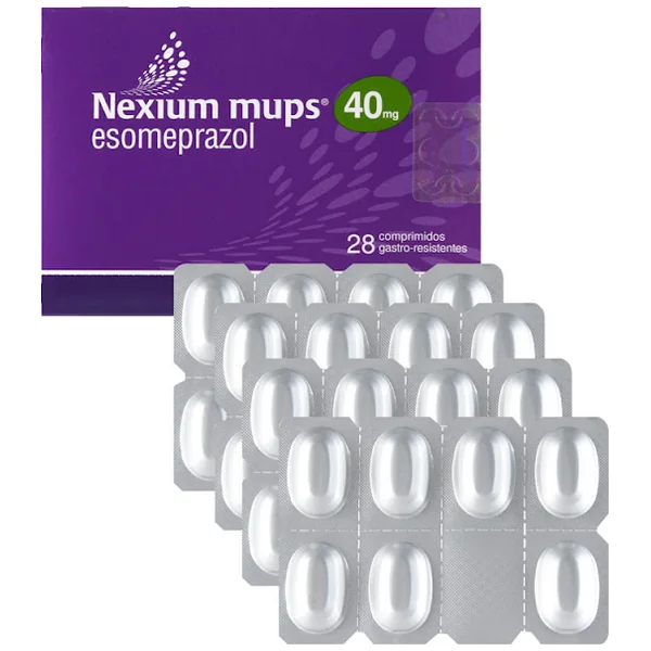 Nexium Mups Esomeprazol 40 Mg Astrazeneca Caja X 28 Comprimidos