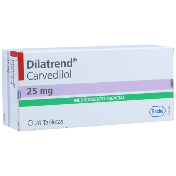 Dilatrend 25Mg Caja X 28 Tabletas