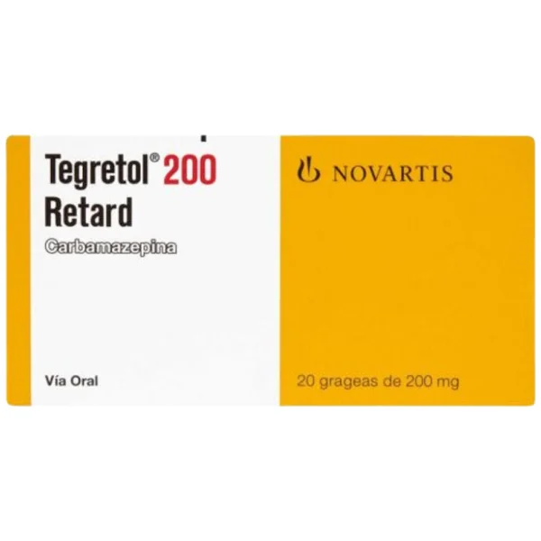 Tegretol Retard 200 Mg Caja X 20 Grageas