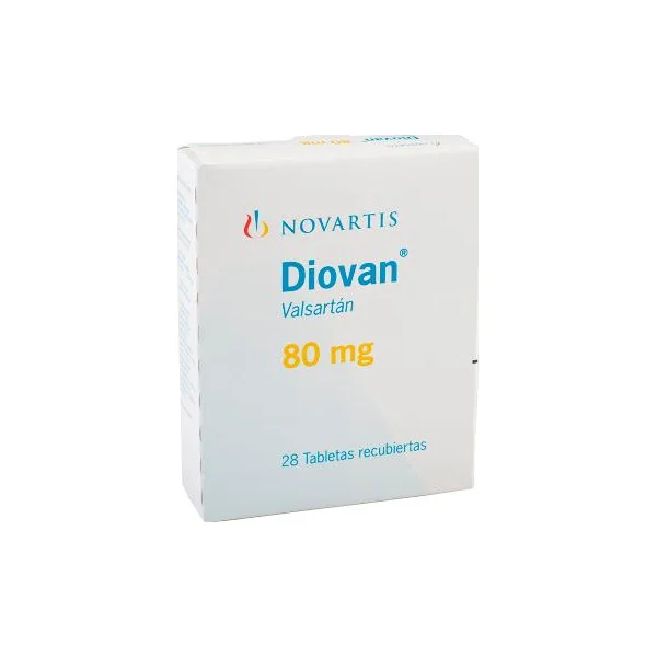 Diovan Valsartán 80 Mg Novartis Caja X 28 Tabletas