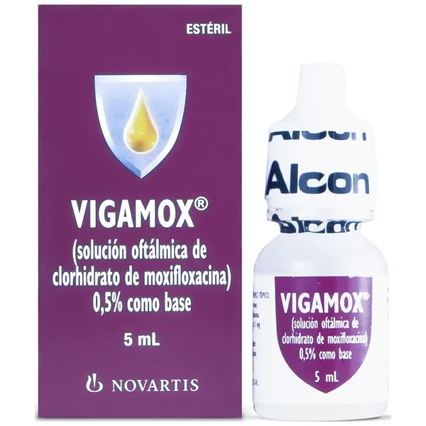 Vigamox Solución Oftalmica 0,5% Frasco X 5mL