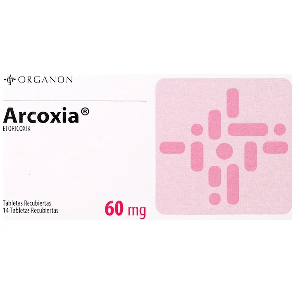 ARCOXIA 60 MG 14 TABLETAS(3%+)(PAE)