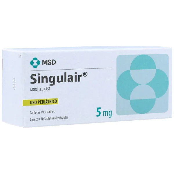 Singulair 5Mg Caja X 30 Tabletas Masticables