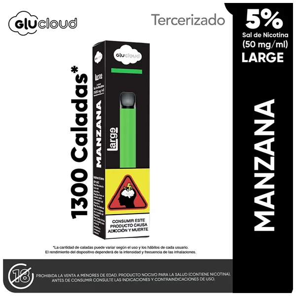GLUCLOUD MANZANA LARGE 1300 X 1 CAPSULA
