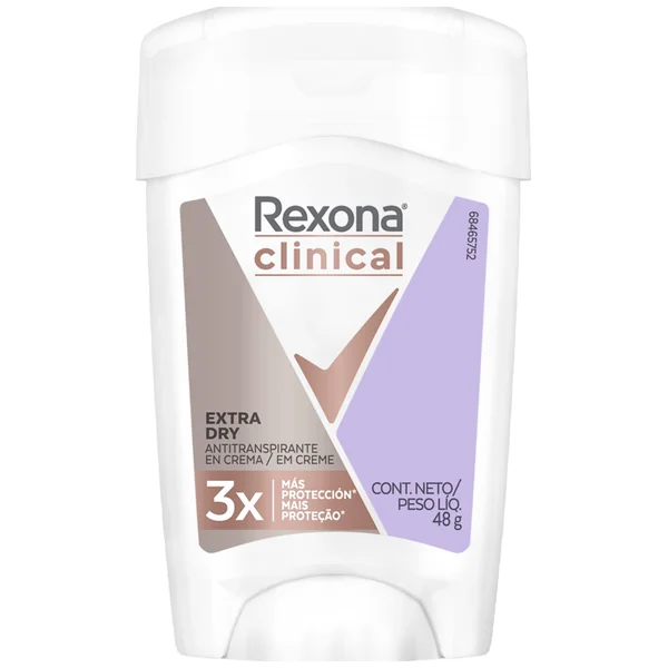 DTE.REXONA CLINI SOLID EXTRA DRY 48 GR M