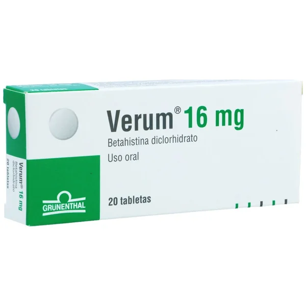 Verum Tabletas 16Mg Caja X 20