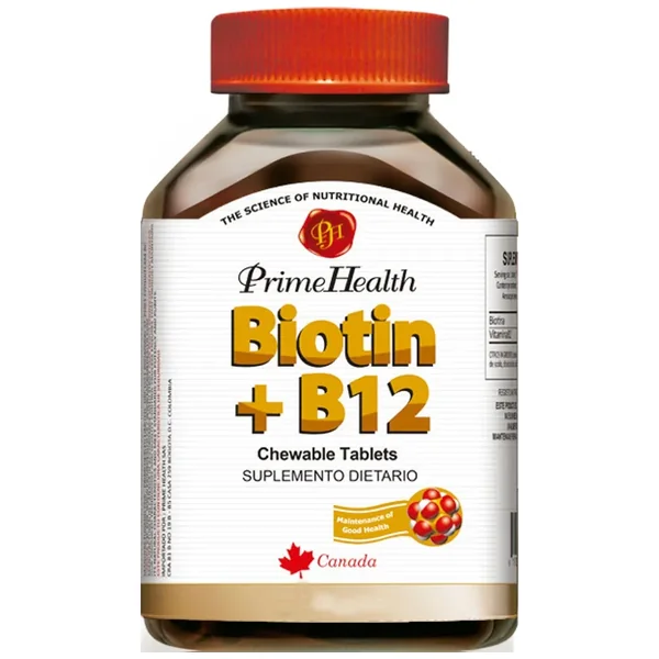 B12+BIOTINA MASTICABLE 60 TB PRIME H.NTI