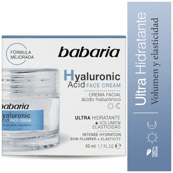 CREMA BABARIA FACIAL ACIDO HIAL.50 ML