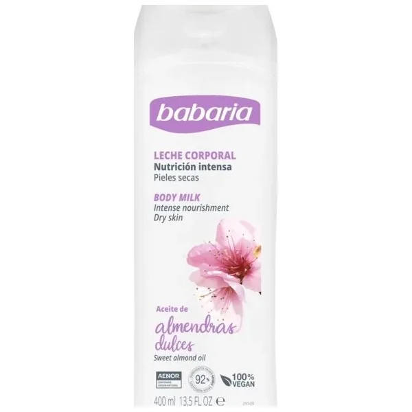 CREMA BABARIA BODY MILK ALOE 400 ML