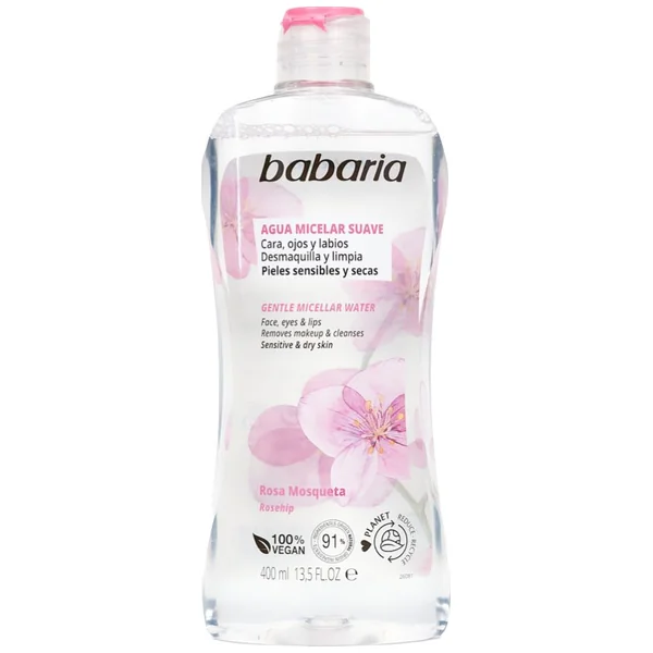 AGUA MICELAR ROSA MOSQUETA BABARIA 400ML