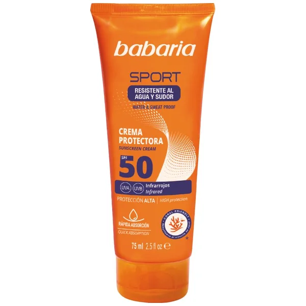 CRE.PROTECTORA BABARIA SPORT SPF50 75 ML