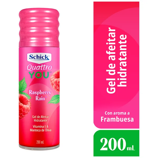 GEL AFEITAR SCHICK HIDRA.FRAMBUESA 200ML