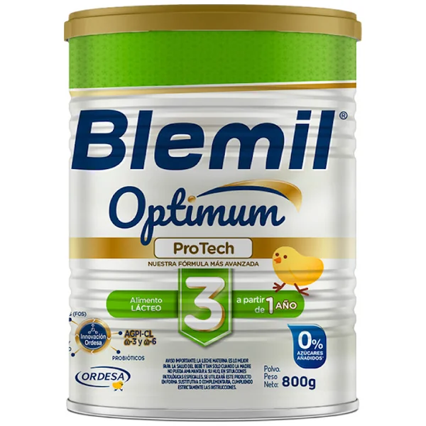 Fórmula Infantil Blemil Optimum ProTech 3 Lata X 800 Gr