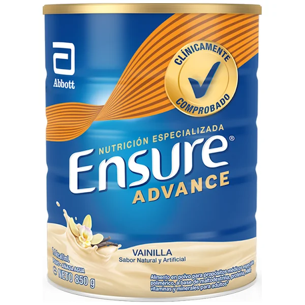 Ensure Advance Vainilla Con Proteína + HMB Polvo X 850 Gr