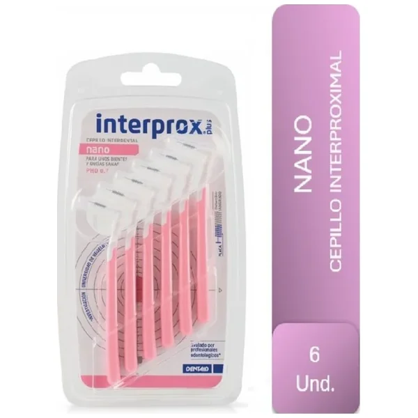 Cepillos Interproximales Interprox Sobre X 6 Color Rosado
