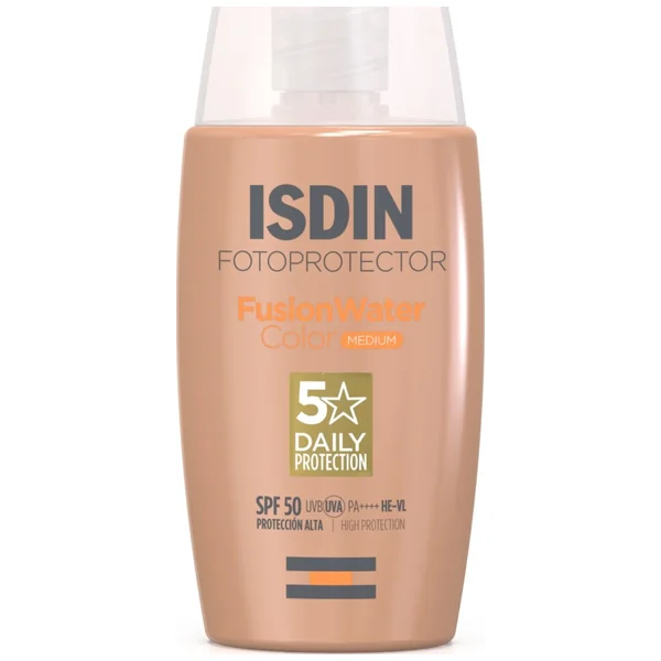 Fotoprotector Isdin Color Fusion Water Color Medium Spf 50 X 50 Ml